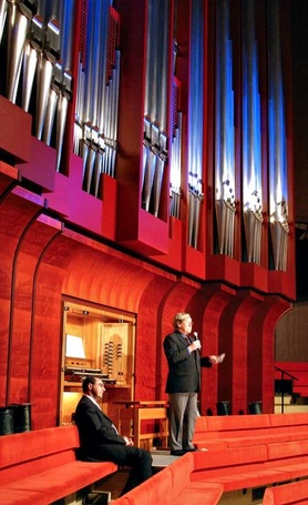 Inauguration of organ doors